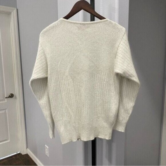 Versace Galassia Versatile Couture Butterfly Sweater Angora Italy 1990s Vintage• - Picture 5 of 5